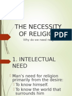 The Necessity of Religion