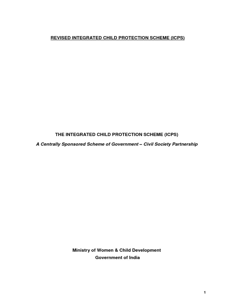 Integrated Child Protection Scheme Logo Integrated Child Protection