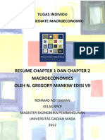 Resume Macroeconomics Mankiw Chapter 1 Dan 2: Ilmu Makroekonomi Dan Data Makroekonomi