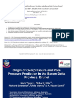 Origin of Overpressure and Pore Pressure Prediction in the Baram Delta Province