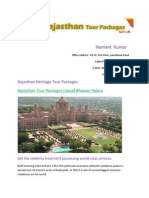 Rajasthan Haritage Tour Packages