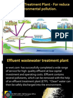 WasteWaterTreatment Plant - For Reduce Environmental Pollution.