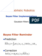 Probabilistic Robotics: Bayes Filter Implementations