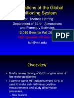 Applications of The Global Positioning System