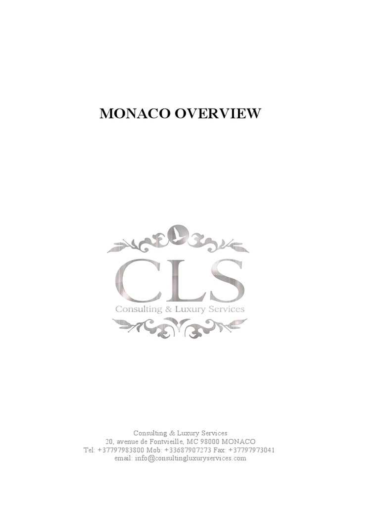Monaco Overview En Monaco Taxes