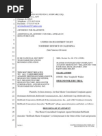 Class Action: 584289.1 Master Consolidated Complaint MDL DOCKET NO. 06-1791 (VRW)