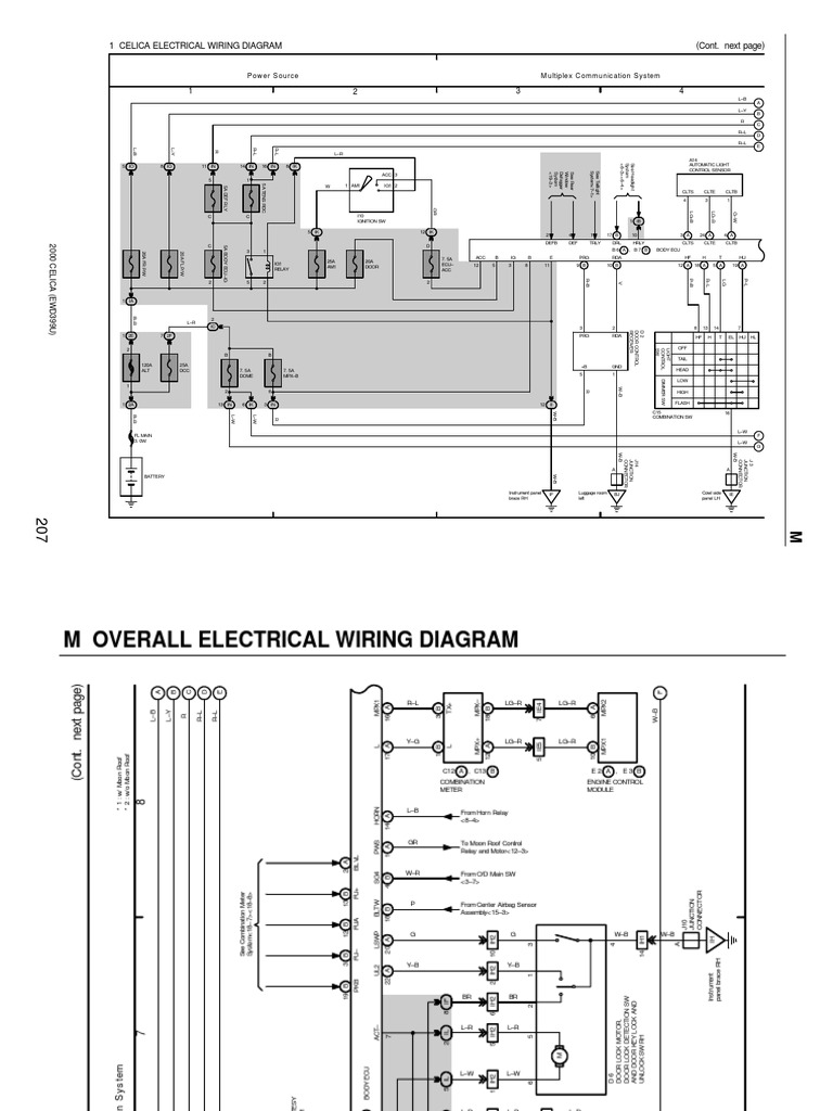 Toyota Celica Wiring Diagram