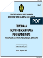 Pembinaan Industri Badan Usaha Penunjang Migas