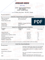 Material Safety Data Sheet - MILITEC-1 Grease: PDF (210KB)