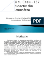 Aplicatii Cu Cesiu-137 Radioactiv Din Atmosfera