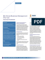 Ba Business Management Brochure