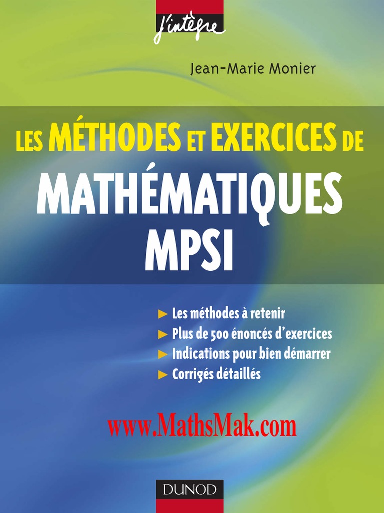Mathematiques Mpsi | PDF