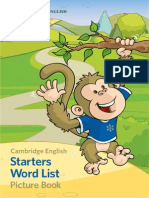 Starters Word List Picture Book