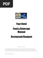 Food and Beverage Manual