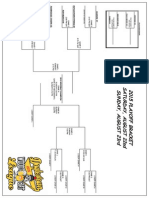 2015 Woodbat Playoff Bracket