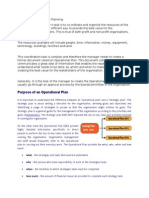 Definition Operational Planning