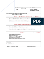 Assignment I - Embedded System