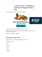 Como Fazer o Suco Verde PDF