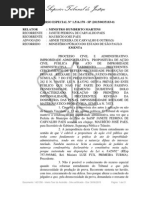REsp 1.516.178-SP. Vedação Nepotismo Para Cargos Políticos. Improbidade. J 23.06.2015