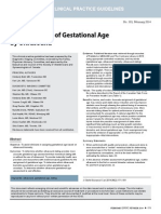 Determination of Gestational Age by US