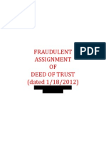 Fraudulent Assignment of Dot
