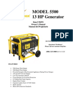 Wen Generator Model 5500