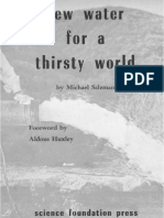 New Water For A Thirsty World by Michael H Salzman Print