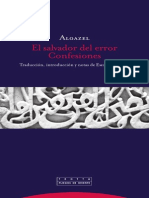 Algazel - El Salvador Del Error-confesiones