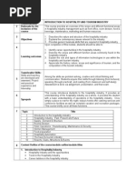 Introduction to Hospitality and Tourism Industry