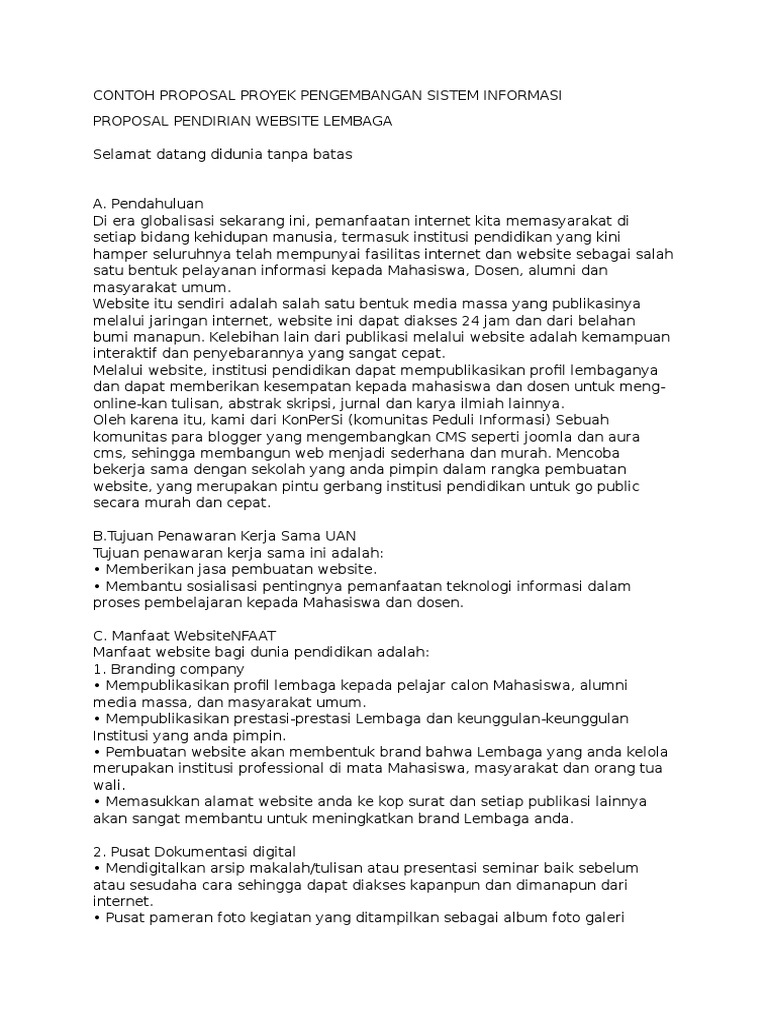 Contoh Proposal Kerjasama Bisnis Properti Dan Cara Membuatnya