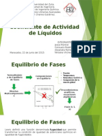 Coeficiente de Actividad de Liquidos