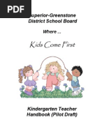Kindergarten Teacher Handbook