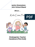 Kindergarten Teacher Handbook