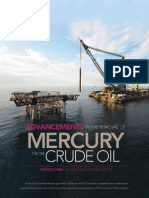 Mercury Removal From Crude Oil