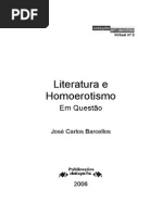 Jose Carlos Barcellos Literatura e Homoerotismo Em Questao 2006