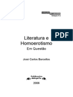 Jose Carlos Barcellos Literatura e Homoerotismo Em Questao 2006