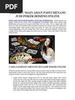 Download Trik Jitu Main Aman Pasti Menang Judi Poker Domino Online by Garin Kosasih SN275585457 doc pdf