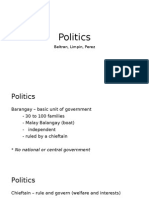 Politics: Beltran, Limpin, Perez