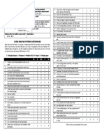 Eating Behavior Pattern Questionnaire