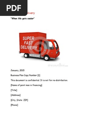 Delivery Business Plan