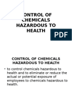 Control of Chemicals