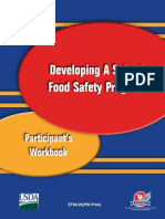 Developing A School Food Safety Program Participants' Work Book