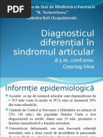 3. Sindromul Articular