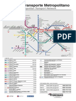 Mapa Da Rede Metrô