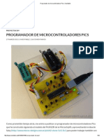 Programador de Microcontroladores Pics - Inventable