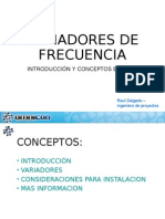 VFDs - Introduccion y Conceptos Básicos