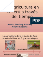 La Agricultura en El Perú a Través Del