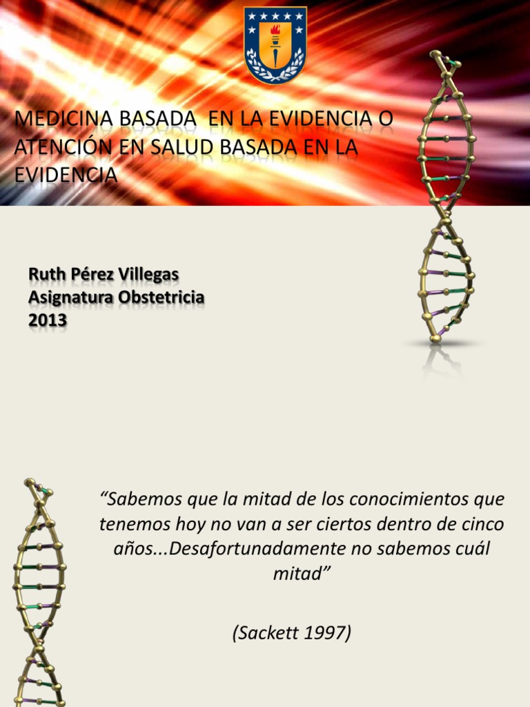Medicina Basada en la Evidencia en Salud | PDF | Evidencia basada en ...