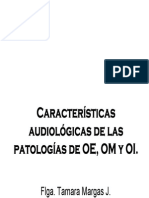 Características Audiológicas de Las Patologías Byn