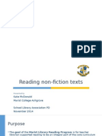 Decoding Non-fiction Presentation Excerpts